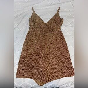 Papermoon Brown and White Romper
